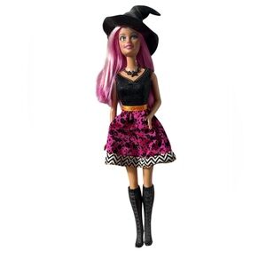 Barbie Witch Doll with Pink and Black Outfit